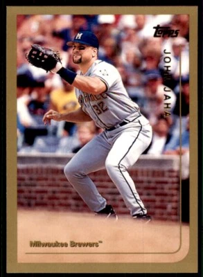 1999 Topps Baseball Card John Jaha Milwaukee Brewers #307 - Image 1 of 2