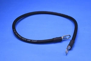 Prestolite Black 24" SAE 4 AWG Car Truck Tractor Starter Alternator Ground Cable - Picture 1 of 5