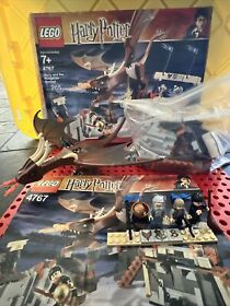 LEGO 4767 Harry Potter: Harry and the Hungarian Horntail Complete W Box & Manual