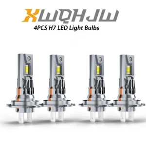 For 2015-2018 2019 Kia Sedona 4pcs Combo LED Headlight High Low Beam Bulbs 6000K - Picture 1 of 11