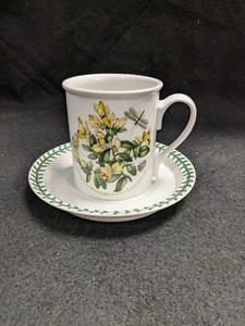 Portmeirion Botanic Garden Coffee Cup And Saucer - Box Leaved Milkwort - Picture 1 of 6