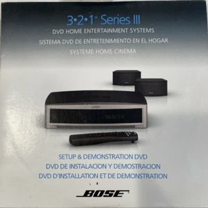 DVD Bose 321 serie III de configuración y demostración en el hogar solamente (copia) - Imagen 1 de 1