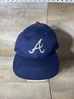 VINTAGE Atlanta Braves Baseball Cap MLB Signatures Blue RedSnapback Hat