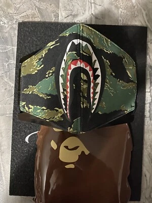 New Bape Bathing Ape Shark Unisex Tiger Camo Face Mask 100% Authentic - Image 1 of 4