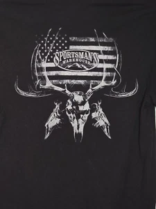 Sportsman's Warehouse Teschio Bandiera Americana Grafica Uomo Taglia Large - Foto 1 di 5