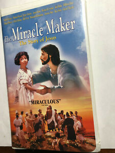 THE MIRACLE MAKER THE STORY OF JESUS CLAMSHELL VHS