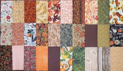 48 PIEZAS TONOS NARANJAS ~ 5"X5" EDREDÓN CUADRADOS CHARM PACK ~ ENVÍO GRATUITO Foto 1 de 3