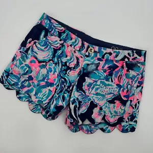 Lilly Pulitzer The Buttercup Shorts Damen 00 Multi Blumen Stretch gewellter Saum - Bild 1 von 12
