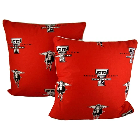 Texas Tech Red Raiders Decorative Pillow Pair Cover