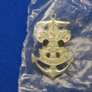 Boy Scout Silver Sea Scout Sombrero Dispositivo Nuevo en Bolsa Tornillo Poste Trasero 259C1 - Imagen 1 de 5