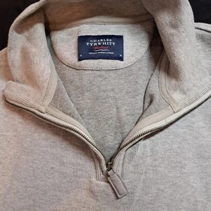 Charles Tyrwhitt Mens Sweater Medium Grey 100% Cotton  - Picture 1 of 4