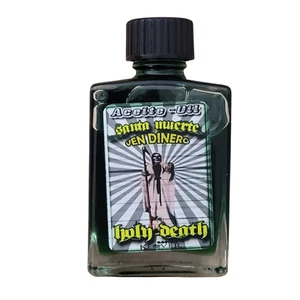 Aceite De Santa Muerte Ven Dinero - Santa Muerte Money Come - 1 fl. oz. Bottle - Picture 1 of 2