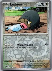 Lechonk SV: Paldean Fates 071/091 Reverse Holo| Mix&Match - Picture 1 of 2
