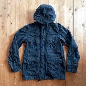 Engineered Garments Field Parka Black Cotton Nylon Blend Lightweight #EK ZFA - Picture 1 of 5