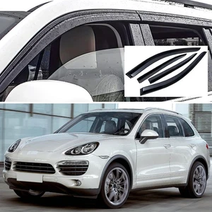 Window Vent Visors Wind Deflectors Rain Guards for 2011-2018 Porsche Cayenne - Bild 1 von 8