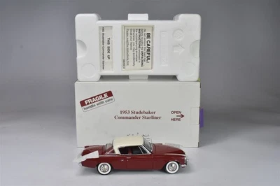 DANBURY MINT 1953 STUDEBAKER COMMANDER STARLINER HARDTOP COT PAPERS BOX #08211 - Image 1 of 4
