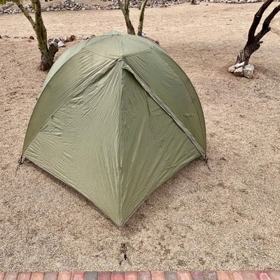 LiteFighter Tent US Army Issued Green Combat One Person-05 - Image 1 of 4