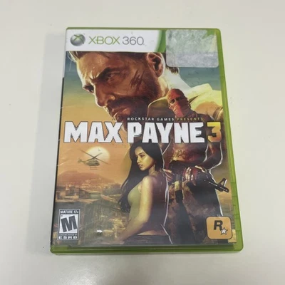 Max Payne 3 (Microsoft Xbox 360, 2012) CIB con manual probado y funcionando Foto 1 de 4