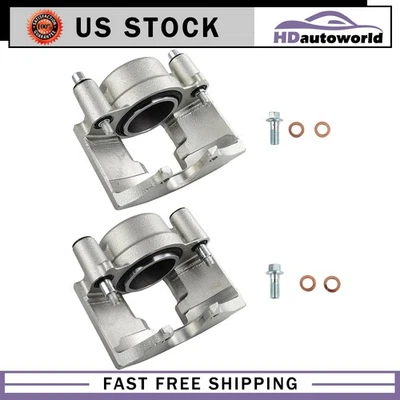 2 件前盘式制动卡钳适用于 1990 - 2000 年 GMC C3500 1996-01 雪佛兰 EXPRESS 3500 — 第 1/4 张图片