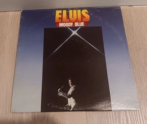 Elvis Presley Moody Blue LP Blue Vinyl RCA Victor Records AFL1-2428 1977 Rock - Picture 1 of 4