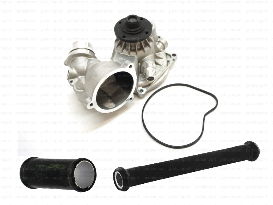 Water Pump w/ Set of 2 Water Pipes GRAF/REIN/VAICO for BMW 745i 760i 745Li 760Li - Image 1 of 1