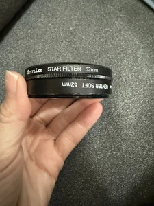 2 Sonia 52mm FILTERS : Star Filter And Center soft - Good - Picture 1 of 2