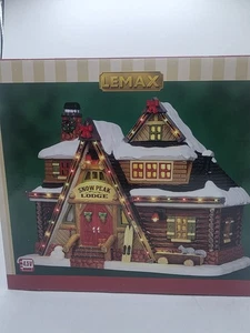 Lemax Christmas Village Snow Peak Lodge #55924 OVP - 7" groß - funktionstüchtig - Bild 1 von 8