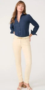 J McLAUGHLIN Lexi Jeans 5-Pocket Khaki Beige Damengröße 4 " - Bild 1 von 11