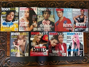 Teen Vogue Magazine Lot Of 9 issues 2016 Zoe Kravitz Willow Smith Anwar Hadad - Foto 1 di 15