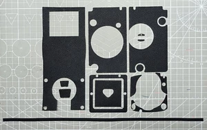 Rolleiflex Wide 55/4 replacement skin cover pre-cut self-adhesive! - Picture 1 of 6