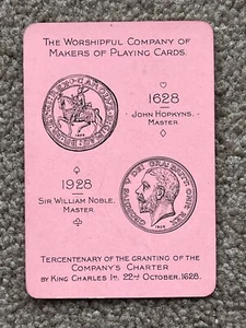 Original swap playing cards Worshipful 1928 - Picture 1 of 1