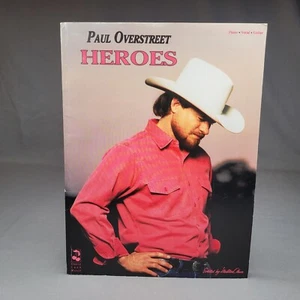 Paul Overstreet Heroes Songbook Vintage 1991 Cherry Lane Daddy's Come Around PB - Picture 1 of 17