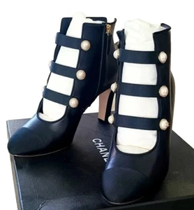 CHANEL Ankle Boots Sz 39C New - Bild 1 von 11