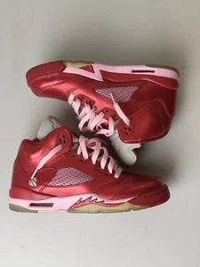 Jordan 5 Retro Valentines Day Red Pink GS Size 6.5Y Women Sz 8.5 - Picture 1 of 9