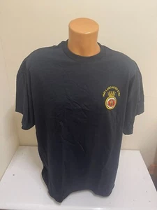 CLEARANCE: HMS Lancaster STBD embroidered t-shirt - Black 2XL - Picture 1 of 1
