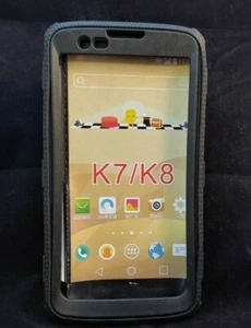 Black Shockproof Hybrid Rubber Case Cover For K7 K8 (2441) - Picture 1 of 7