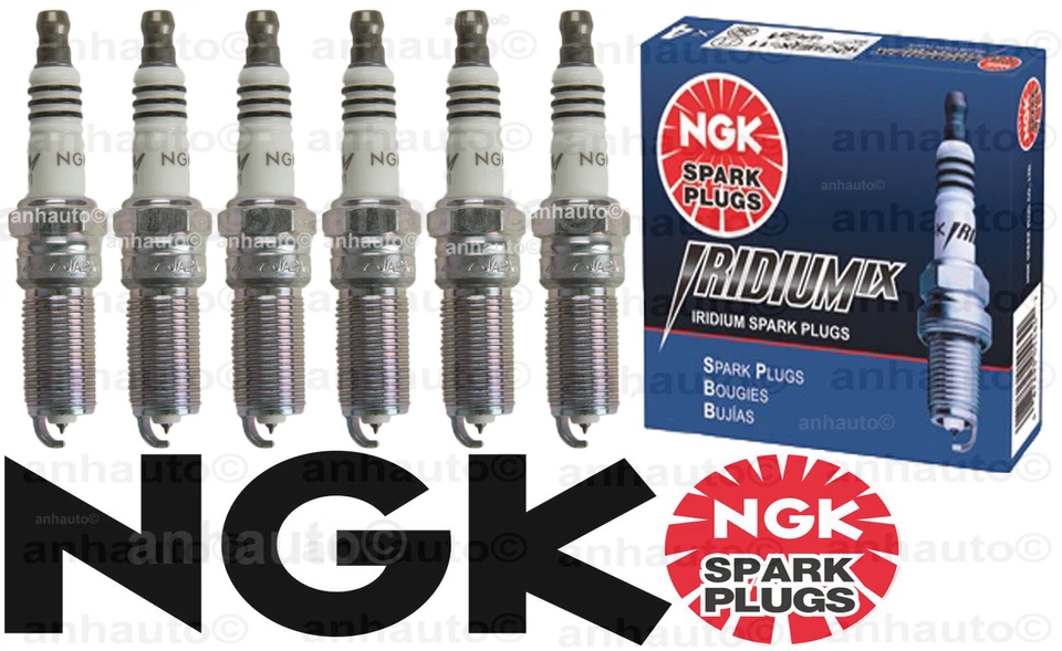Juego de 6 bujías NGK IRIDIUM IX LTR6IX11 6509 para Ford F250 F350 Super Duty Foto 1 de 4