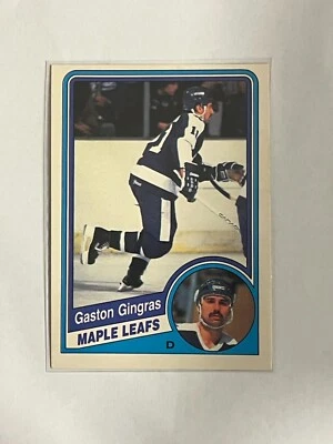 1984-85 O-Pee-Chee Gaston Gingras #303 Toronto Maple Leafs - Image 1 of 2