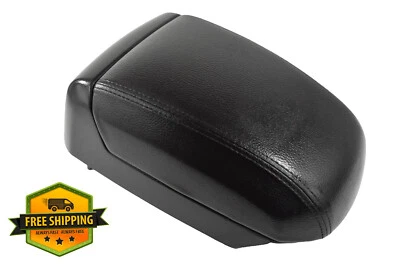 Saturn Vue 2008-2010 consola central cuero negro reposabrazos tapa almacenamiento OEM Foto 1 de 4