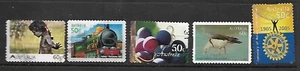 5 Australian stamps used REDUCED (Various subjects)($1.40 Bargain) - Picture 1 of 1
