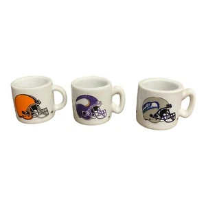 VTG NFL Seahawks, Browns, Vikings Football Mini Mug, Cup, Coffee Mug, Team Logo - Picture 1 of 3
