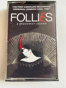 FOLLIES - ORIGINAL LONDON CAST COMPLETE RECORDING (AUDIO CASSETTE, 1987) - Picture 1 of 2