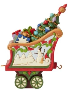 LETZTER Jim Shore Weihnachtszug Kohlewagen mit Geschenken Figur 6005692 KOSTENLOSER VERSAND - Bild 1 von 1