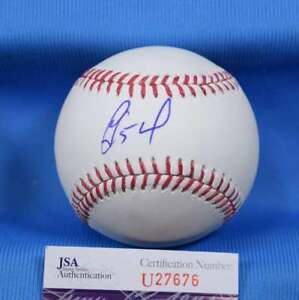 Yoenis Cespedes Signed Jsa Coa Major League Oml Baseball Autograph Authentic