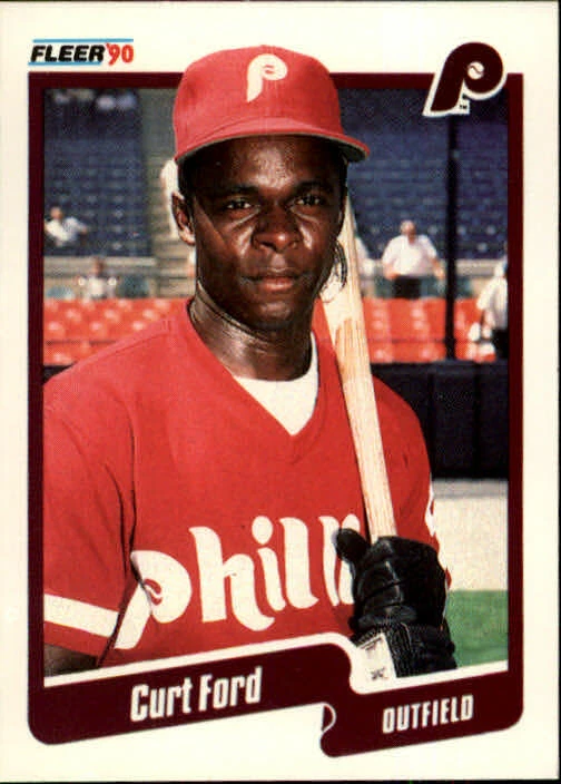 1990 Curt Ford Fleer Baseball Card #557 - Image 1 of 2
