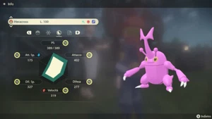 HERACROSS ALFA SHINY 6IV FULLY TRAINED + ALL MOVES - LEGGENDE POKEMON: ARCEUS - Picture 1 of 3