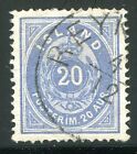 ISLAND 1882 14ab stamped good color €250 (Z1251)