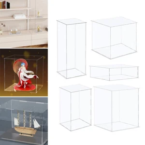 Acrylic Display Case Dustproof Box Model Toy Collectibles Action Figure Showcase - Picture 1 of 72