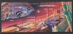 2000 Australia Space - Mars Exploration SG MS2049 Gold ANDA Show OP, MUH, Rare - Picture 1 of 1
