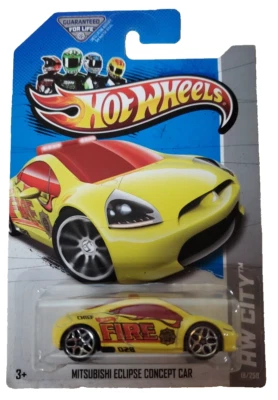 Hot Wheels Mitsubishi Eclipse Concept Car. HW City. Fire Department. 18/250.2013 - Image 1 of 4
